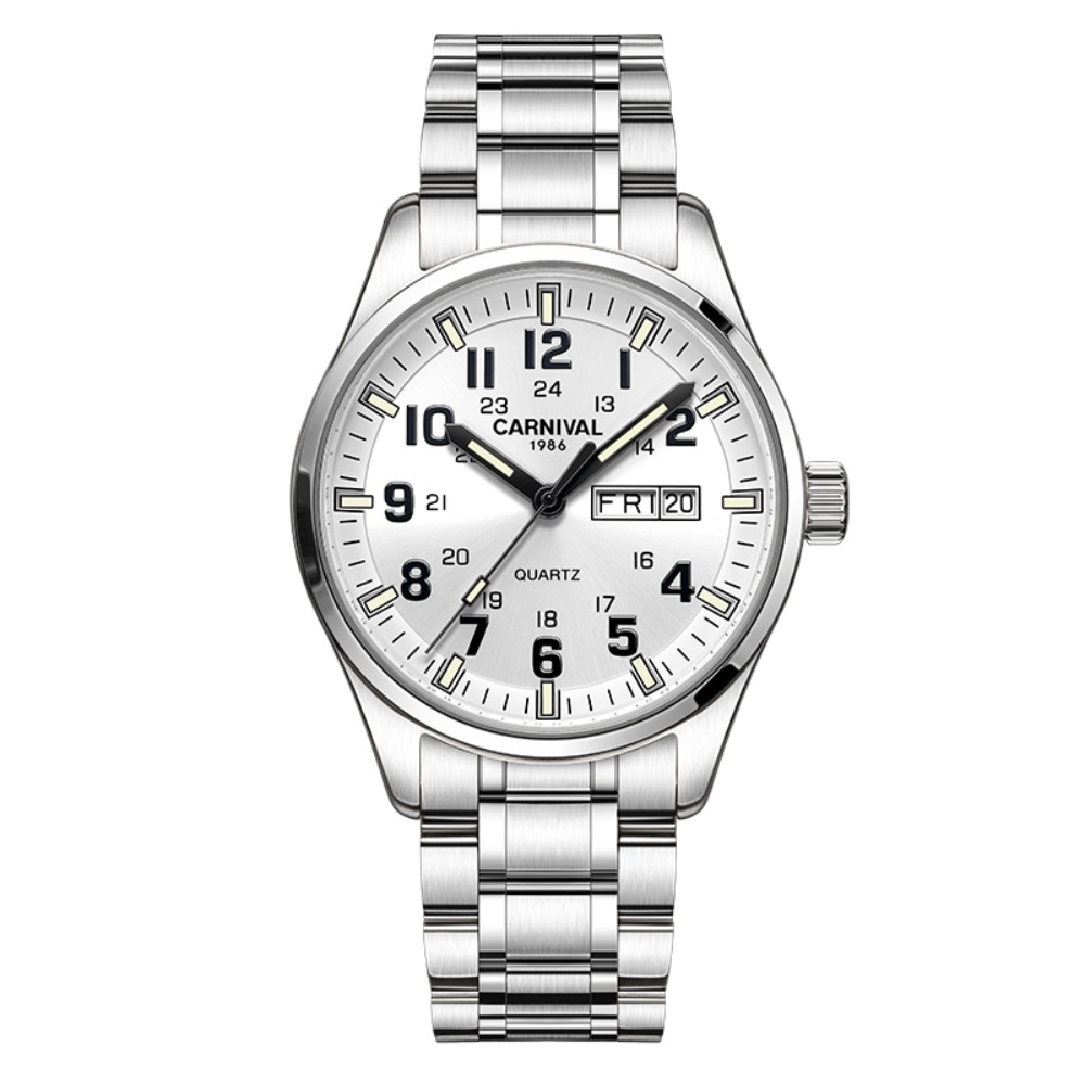 ساعة رجالية كوارتز (بطارية )