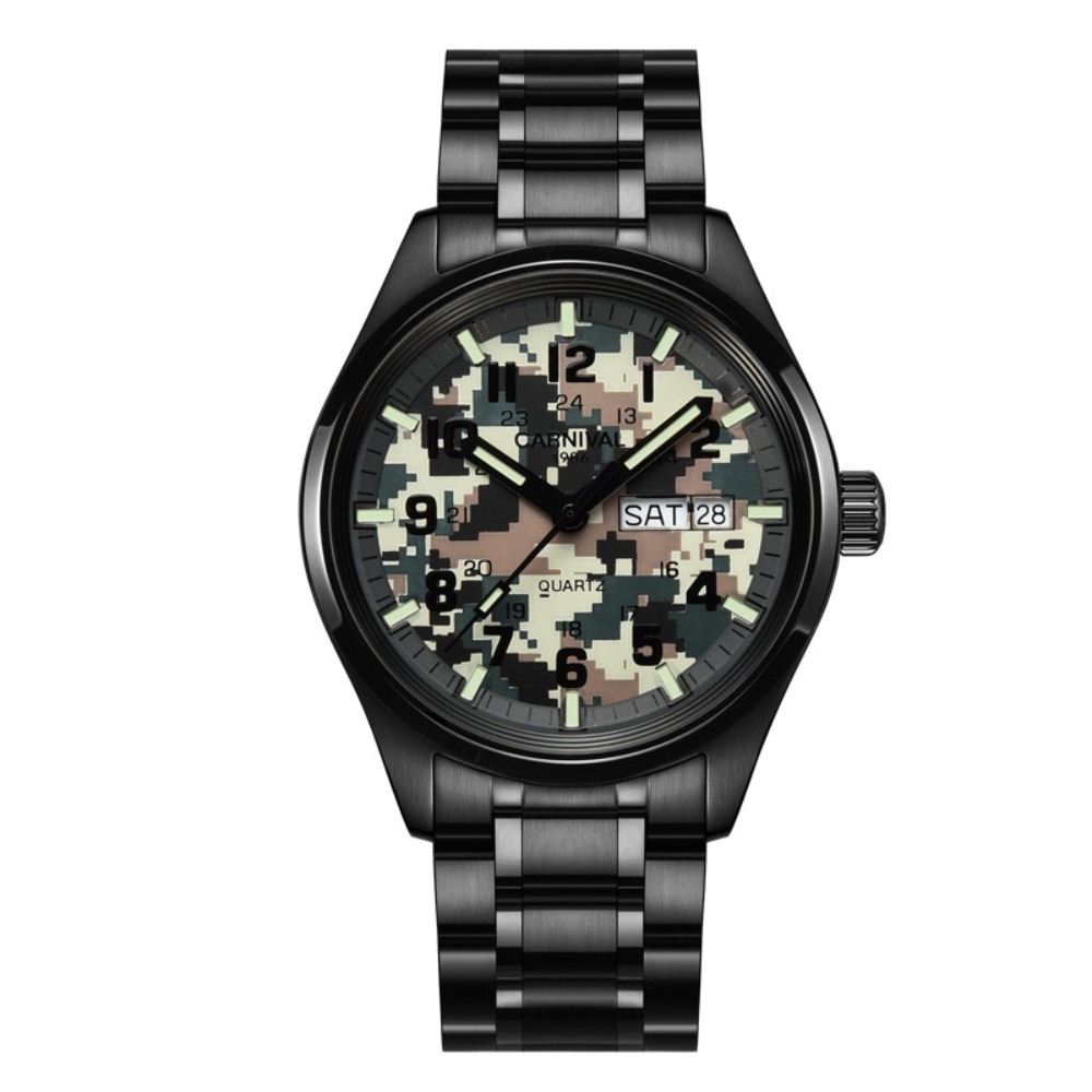 ساعة رجالية كوارتز (بطارية )