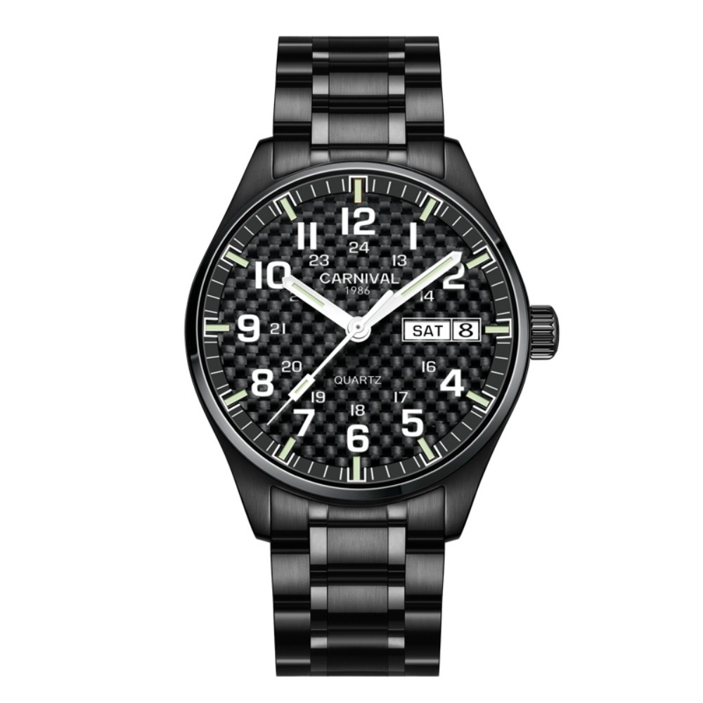 ساعة رجالية كوارتز (بطارية )