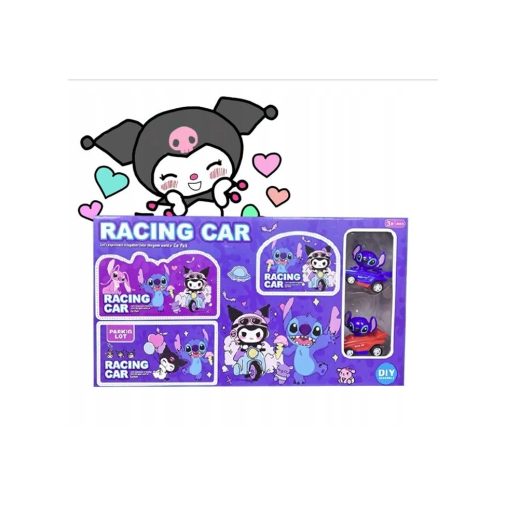 لعبة مرح لعبة سيارة سباق بشخصية كرتونية للأطفال