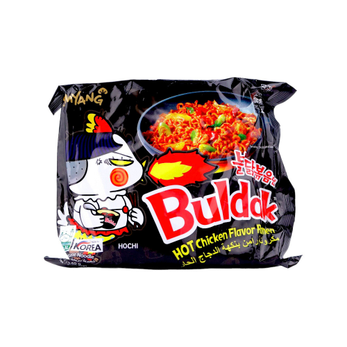 رامن مكرونة بنكهة الدجاج الحار الأسود - 140 جم