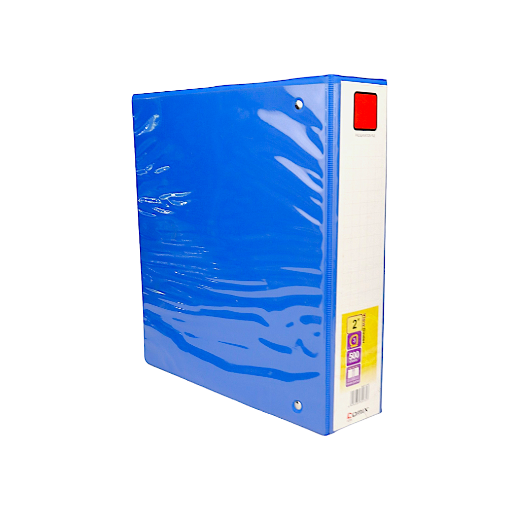ملف أوراق بلاستيكي حجم A4 - أزرق