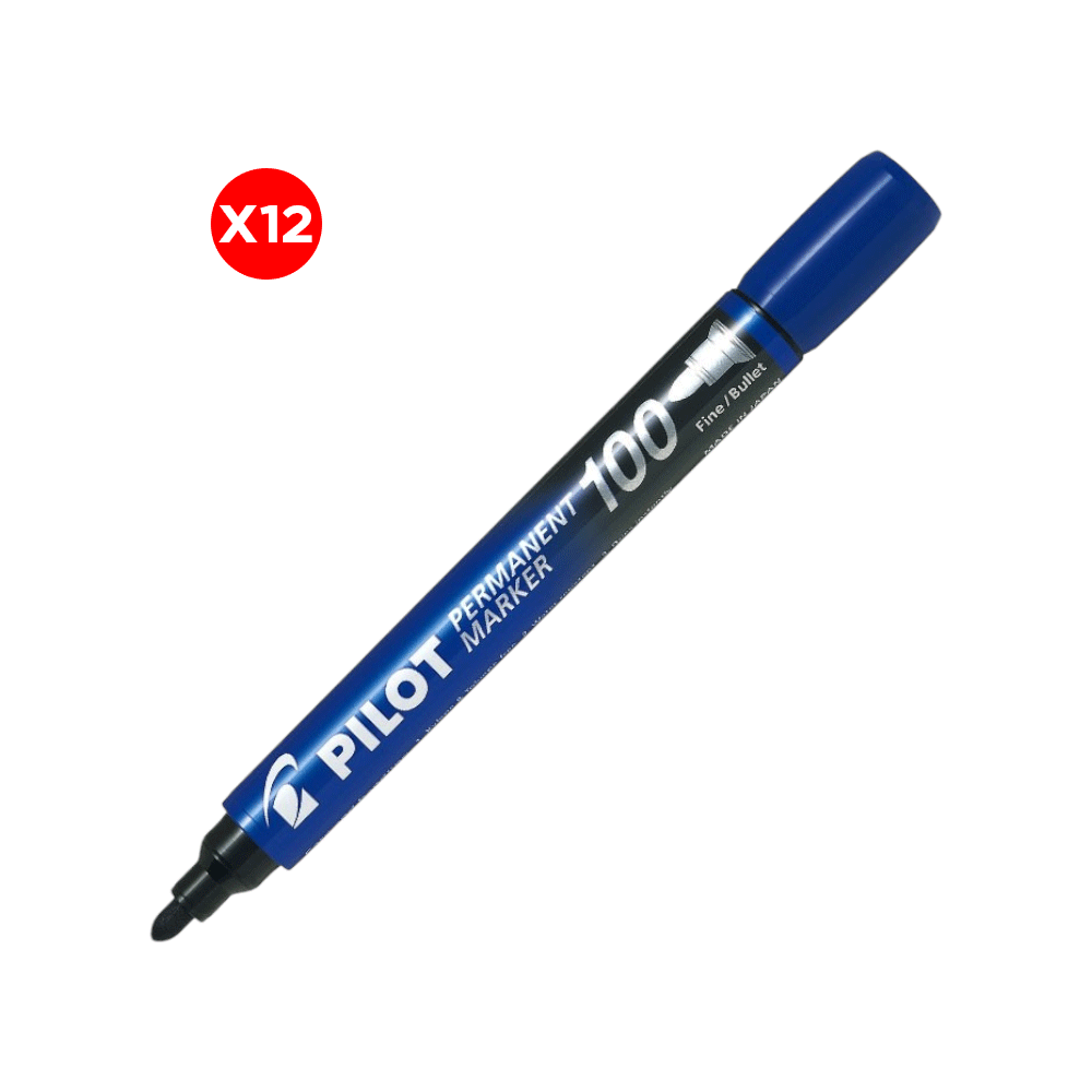 بايلوت طقم أقلام تحديد دائمة بطرف رفيع رصاصة موديل SCA-100 