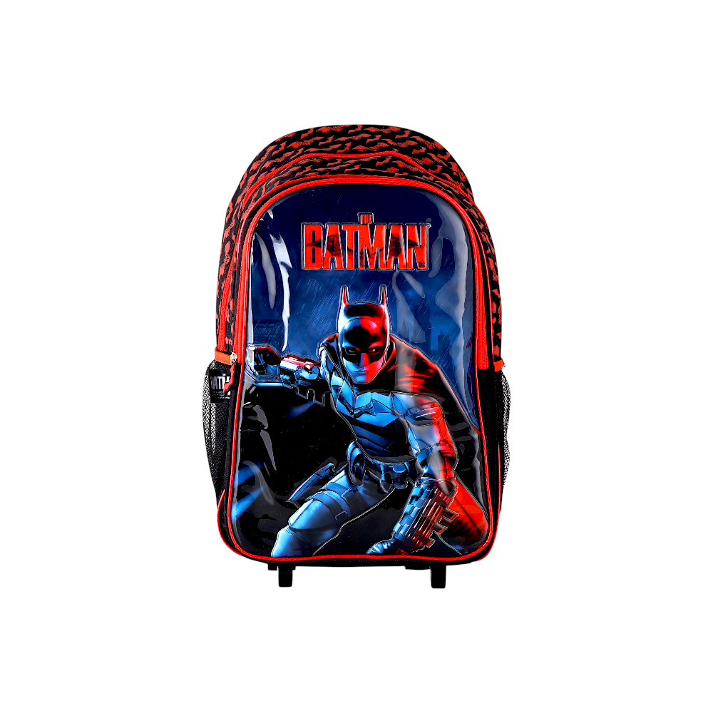 بات مان مجموعة حقيبة مدرسية متكاملة للأولاد - 5 قطع