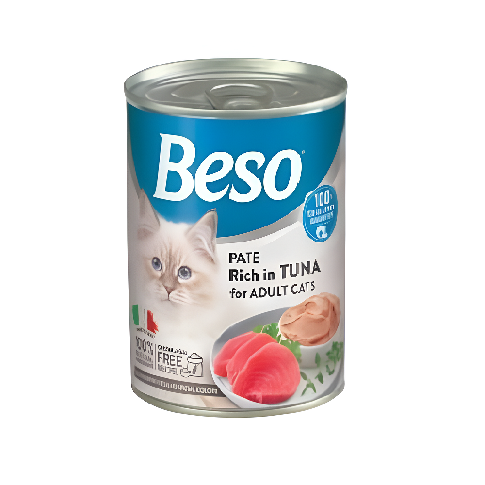 معلبات بيسو بنكهة التونا للقطط البالغة 400 جرام