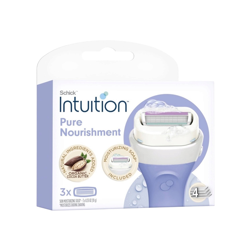 شفرات مكينه حلاقة شيك انتويشن غيار 4 جوز الهند