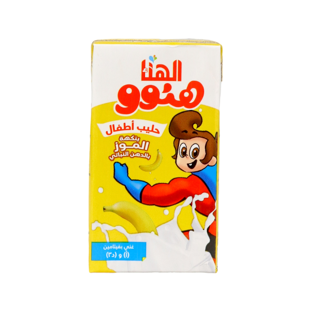 الهناء هنوو حليب أطفال بنكهة الموز - 125 مل