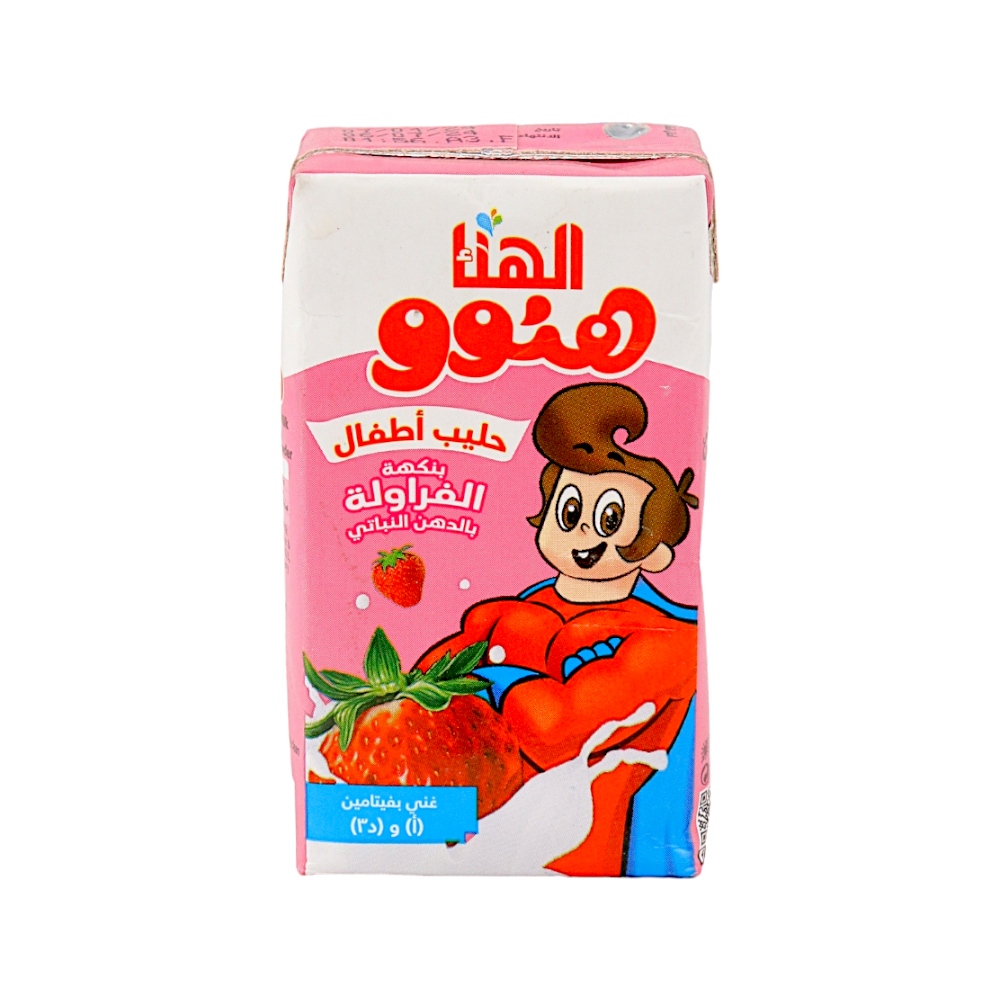 الهناء حليب فراولة -125 مل