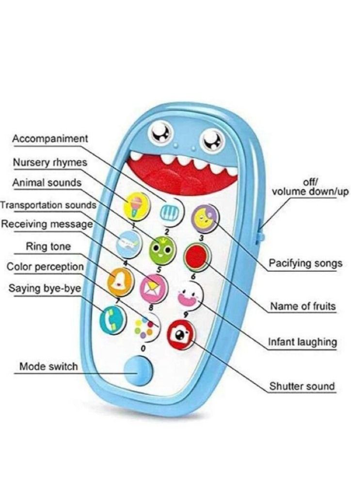  لعبة هاتف بيبي شارك للأطفال مع مؤثرات صوتية