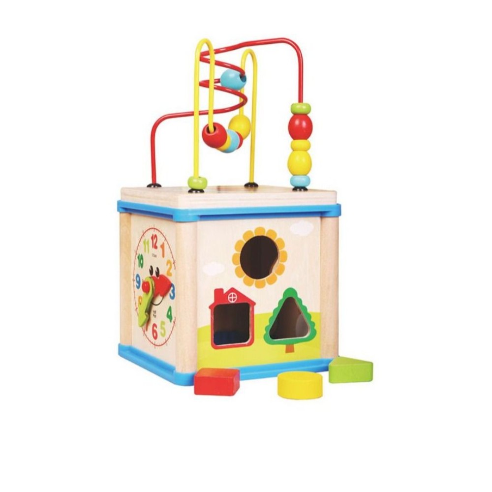  لعبة صندوق الخرز التعليمية متعددة الإستخدامات للأطفال - مقاس 16×30×16 سم