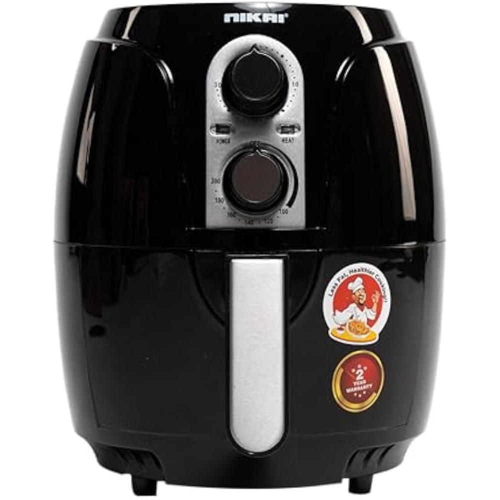 قلاية هوائية نيكاي، 3 لتر، 1300 واط، أسود - NAF2501M