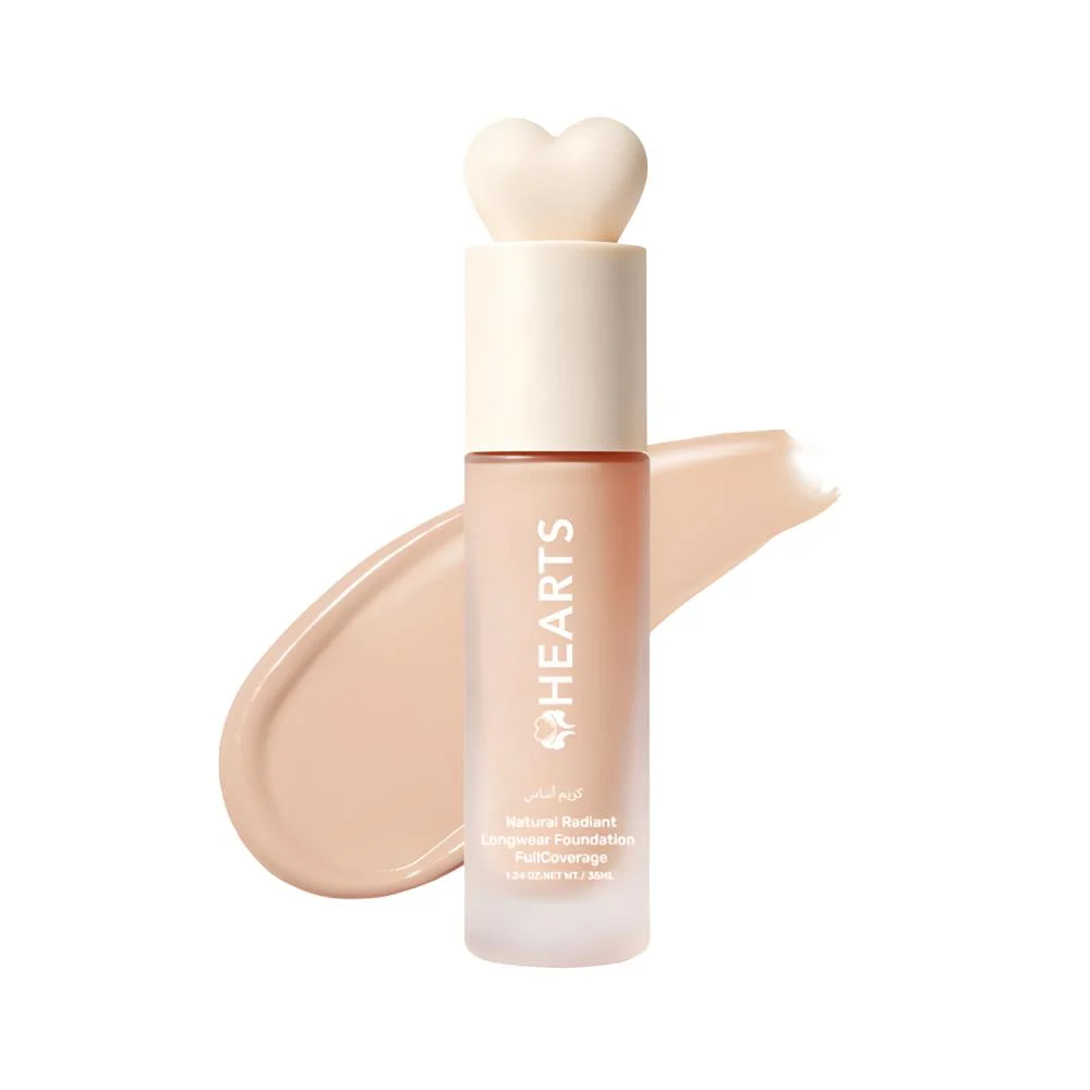 كريم أساس لايت تو ناتشرال لونغ وير من هارتس - L2