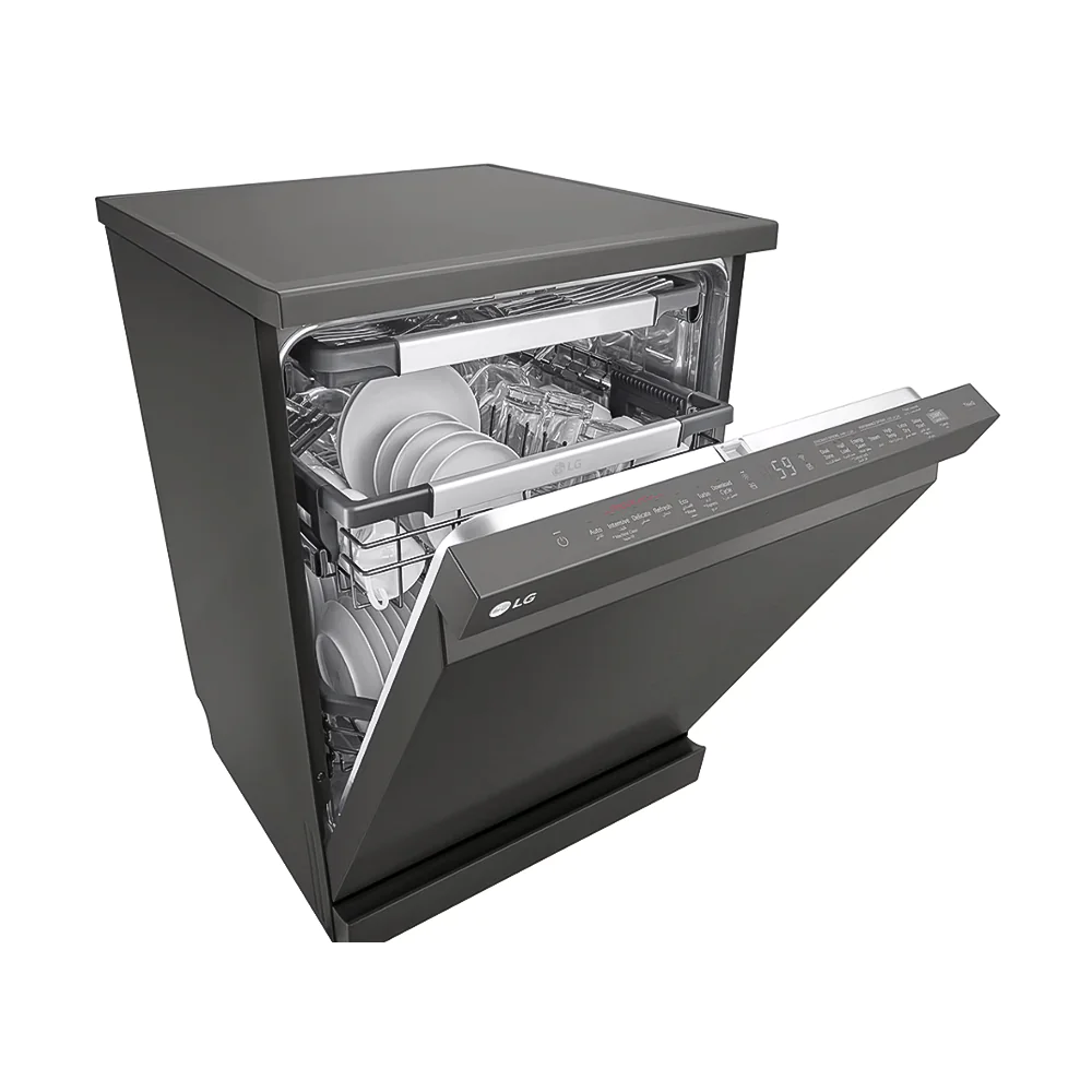 ال جي غسالة صحون كهربائية قوة 1800 واط ثلاثية الأرفف - موديل DFC335HD