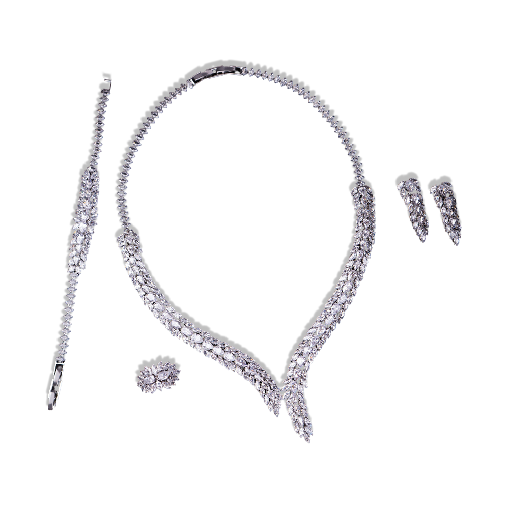 زريكون ملون طقم 4 قطع