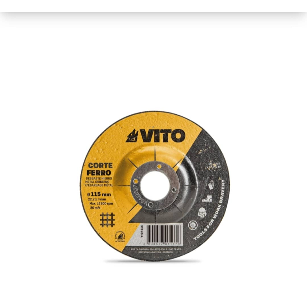 صحن فيتو قص حديد 4.5هنش 115ملي