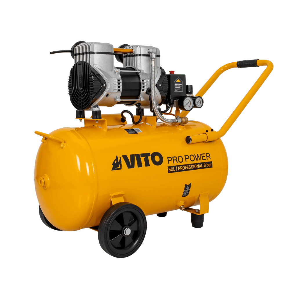 كمبريشن هواء فيتو صامت خال من الزيت 24تر 8بار 2حصان