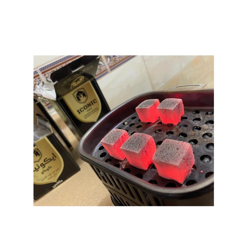 ايكونيك فحم طبيعي من قشور جوز الهند 72 قطعة - 3 علب