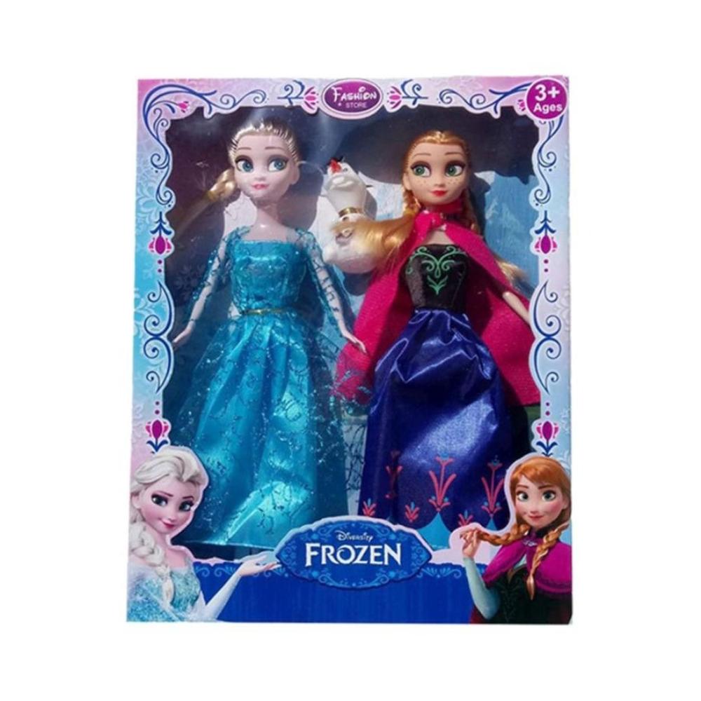 ديزني فروزن دمية الأميرة إلسا وآنا للبنات - موديل A1029