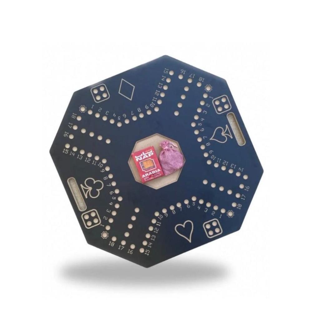 لعبة مرح لعبة جاكارو ملكي مرقمة مع 16 حجر رخامي - 45x45 سم