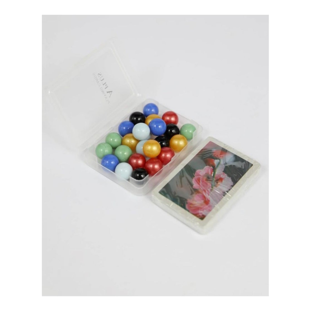 لعبة مرح لعبة جاكارو ملكي مرقمة مع 16 حجر رخامي - 45x45 سم