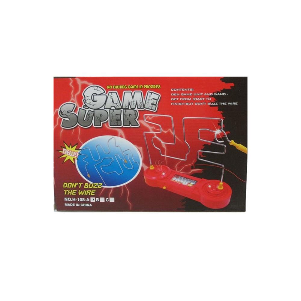 سوبر جيم لعبة سلك موسيقى بلاستيك متين متعددة الألوان لعمر 3 سنوات فما فوق - 100 سم 