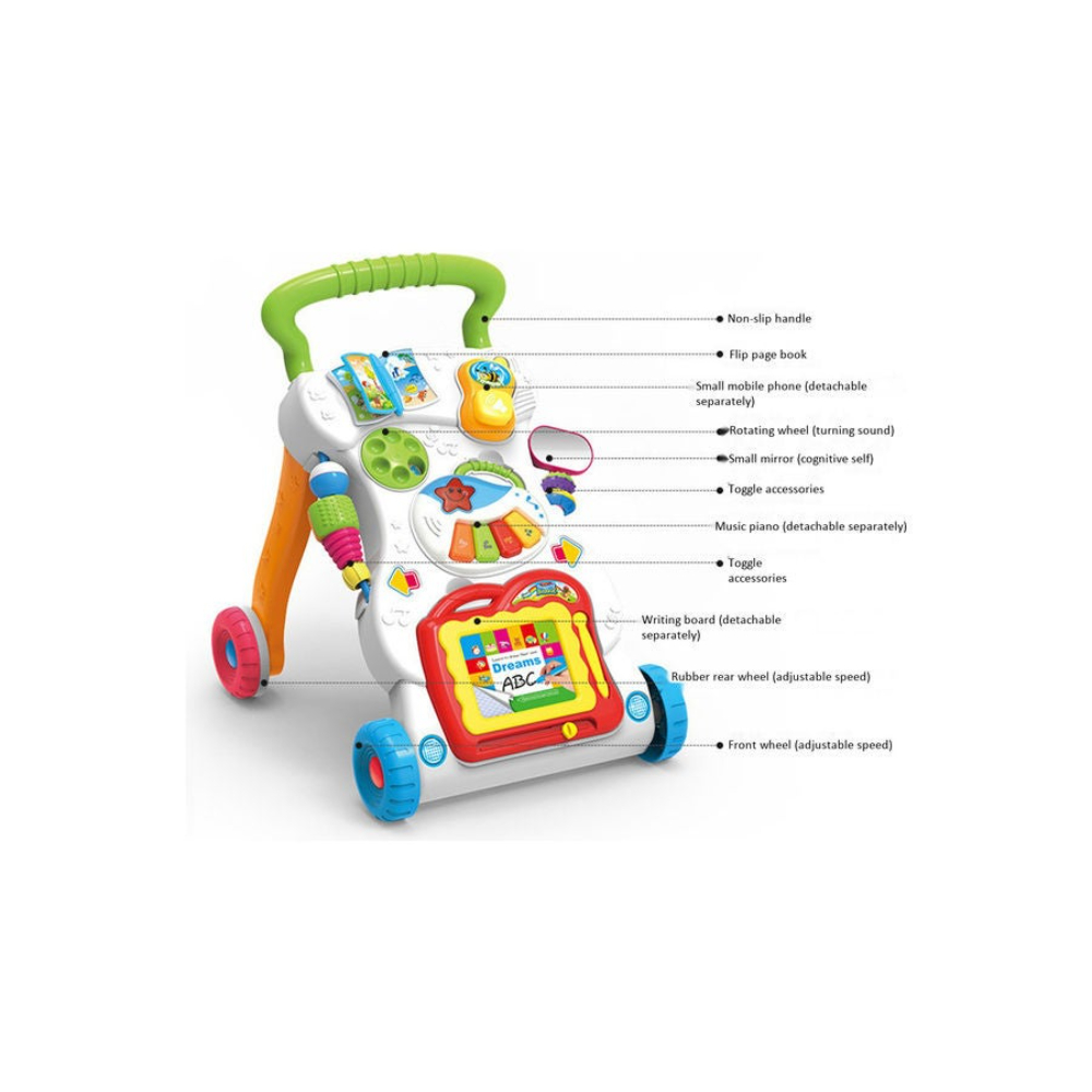 كول بيبي مشاية أطفال موسيقية 4 في 1