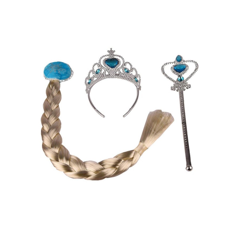  طقم تاج إلسا للشعر - 3 قطع