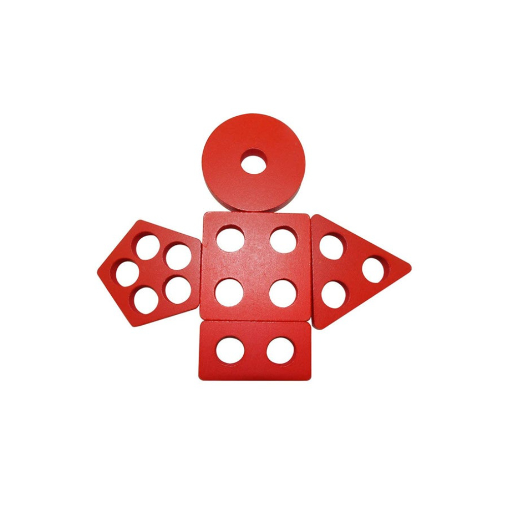 كيزه مجموعة ألعاب خشبية تعليمية للأطفال - 25 قطعة