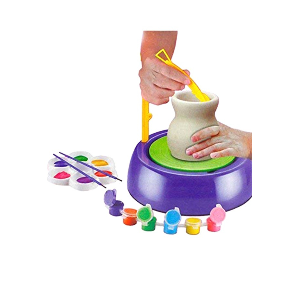  عجلة صنع الفخار قابلة للطي