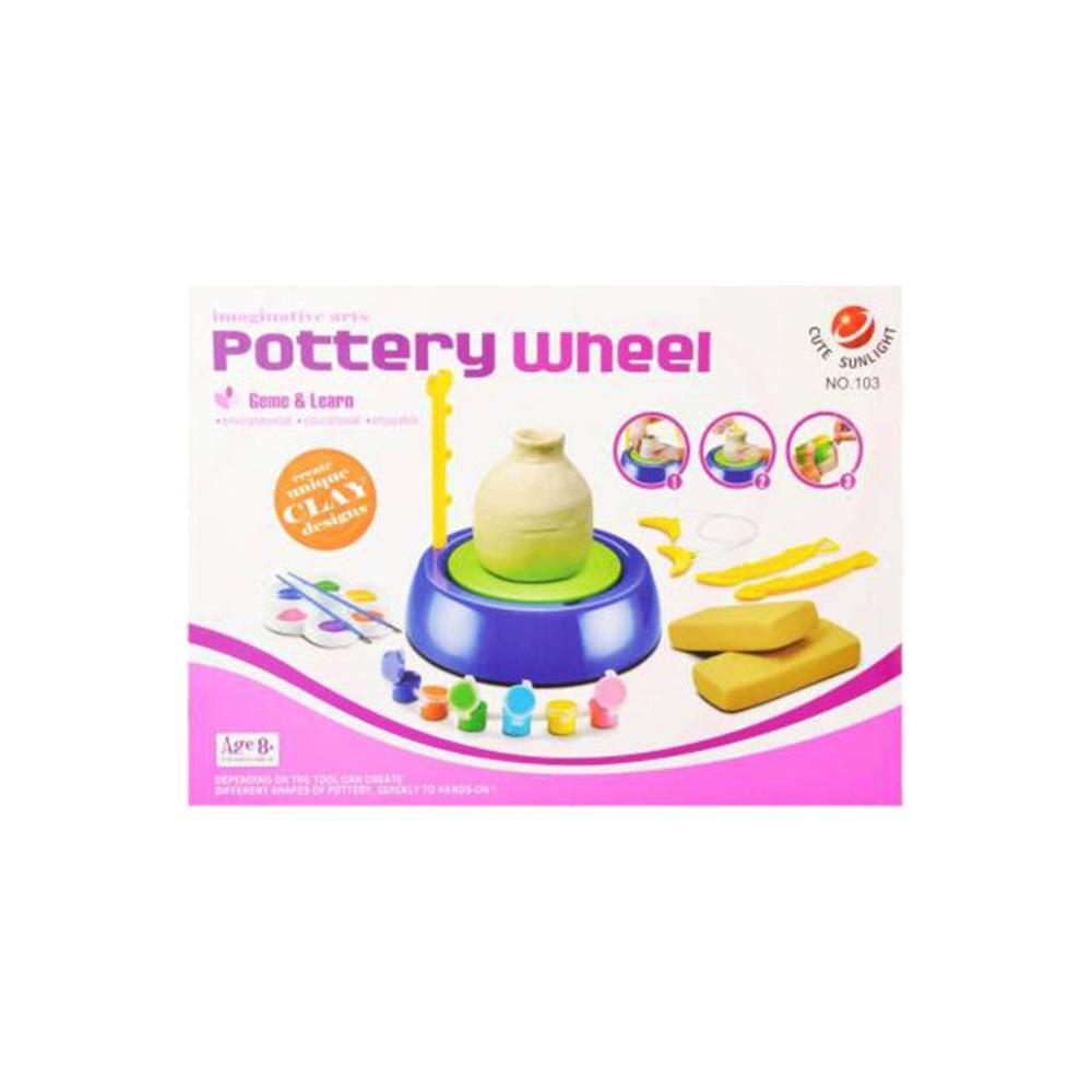  عجلة صنع الفخار قابلة للطي