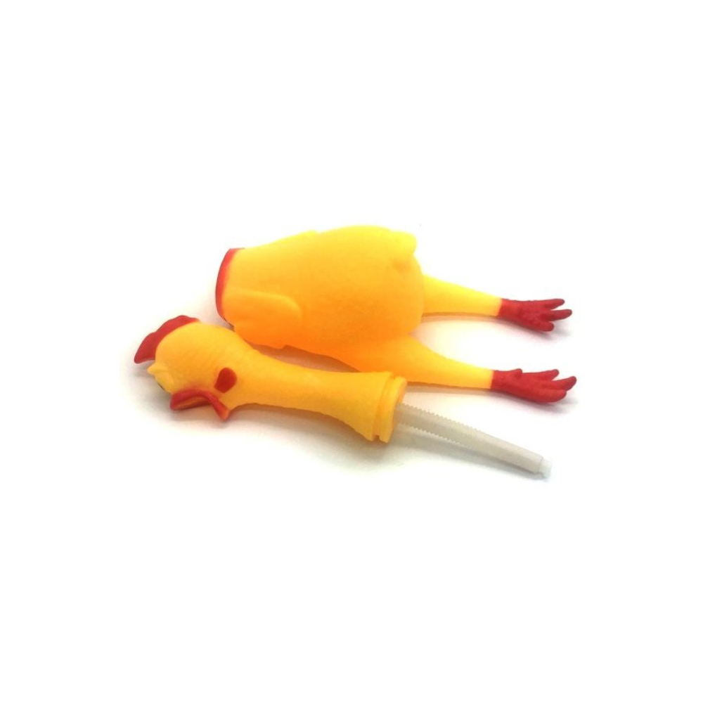 بيوينتي لعبة دجاجة إسفنجية ناعمة بصوت صياح - 17 سم