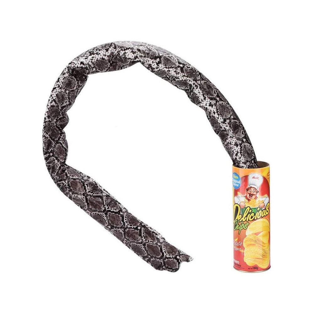 مس تيارا لعبة هدايا علبة رقائق بطاطا مع ثعبان - 21.5 × 7.5 سم