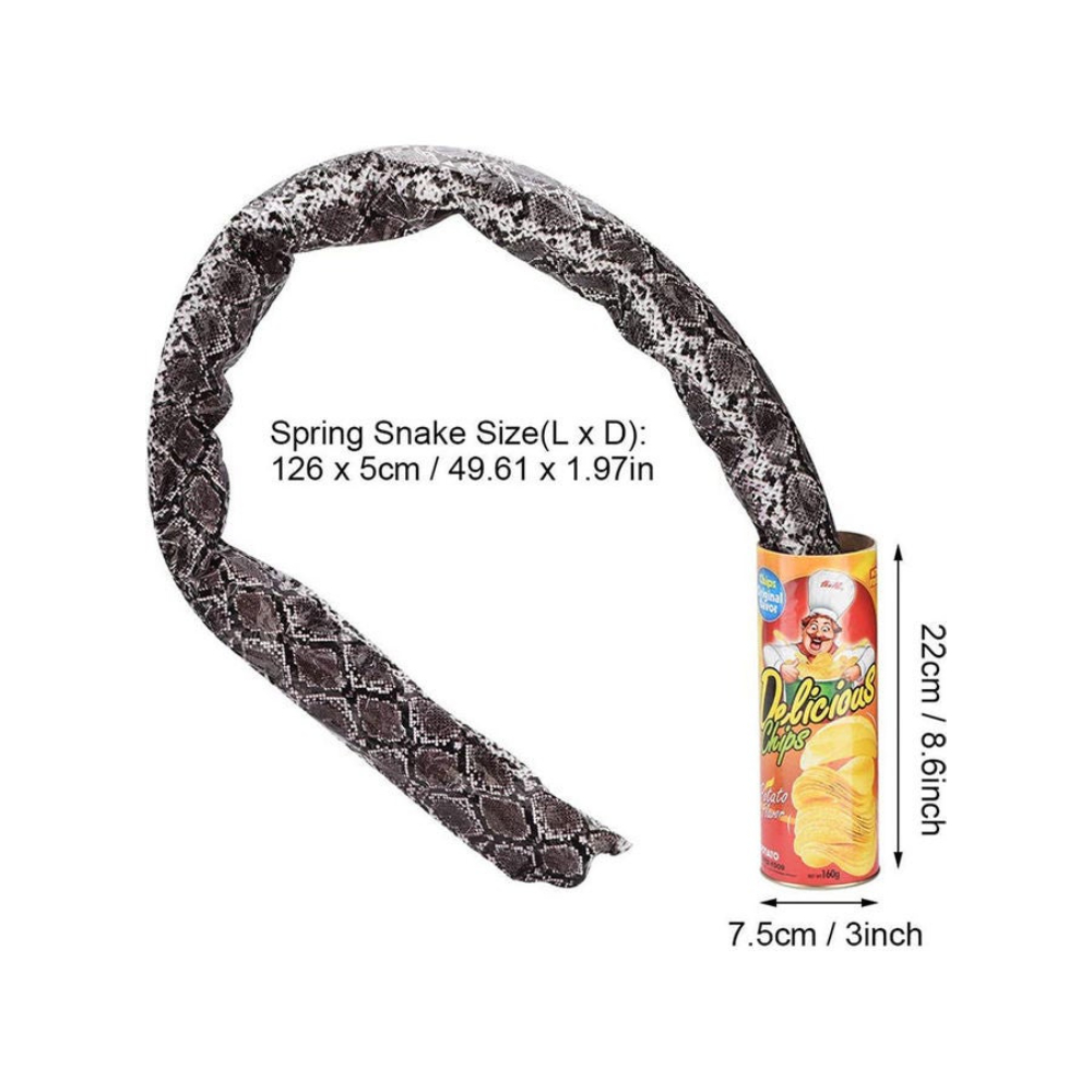 مس تيارا لعبة هدايا علبة رقائق بطاطا مع ثعبان - 21.5 × 7.5 سم