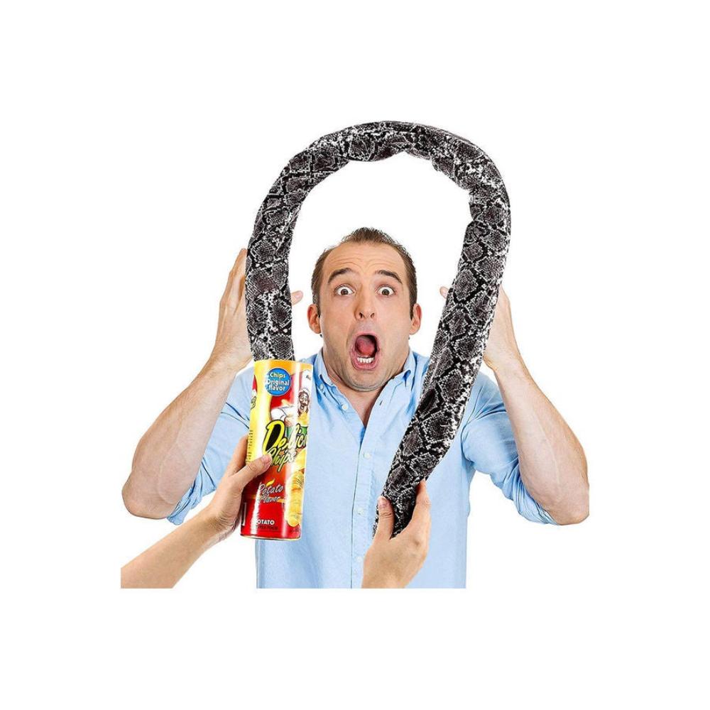 مس تيارا لعبة هدايا علبة رقائق بطاطا مع ثعبان - 21.5 × 7.5 سم