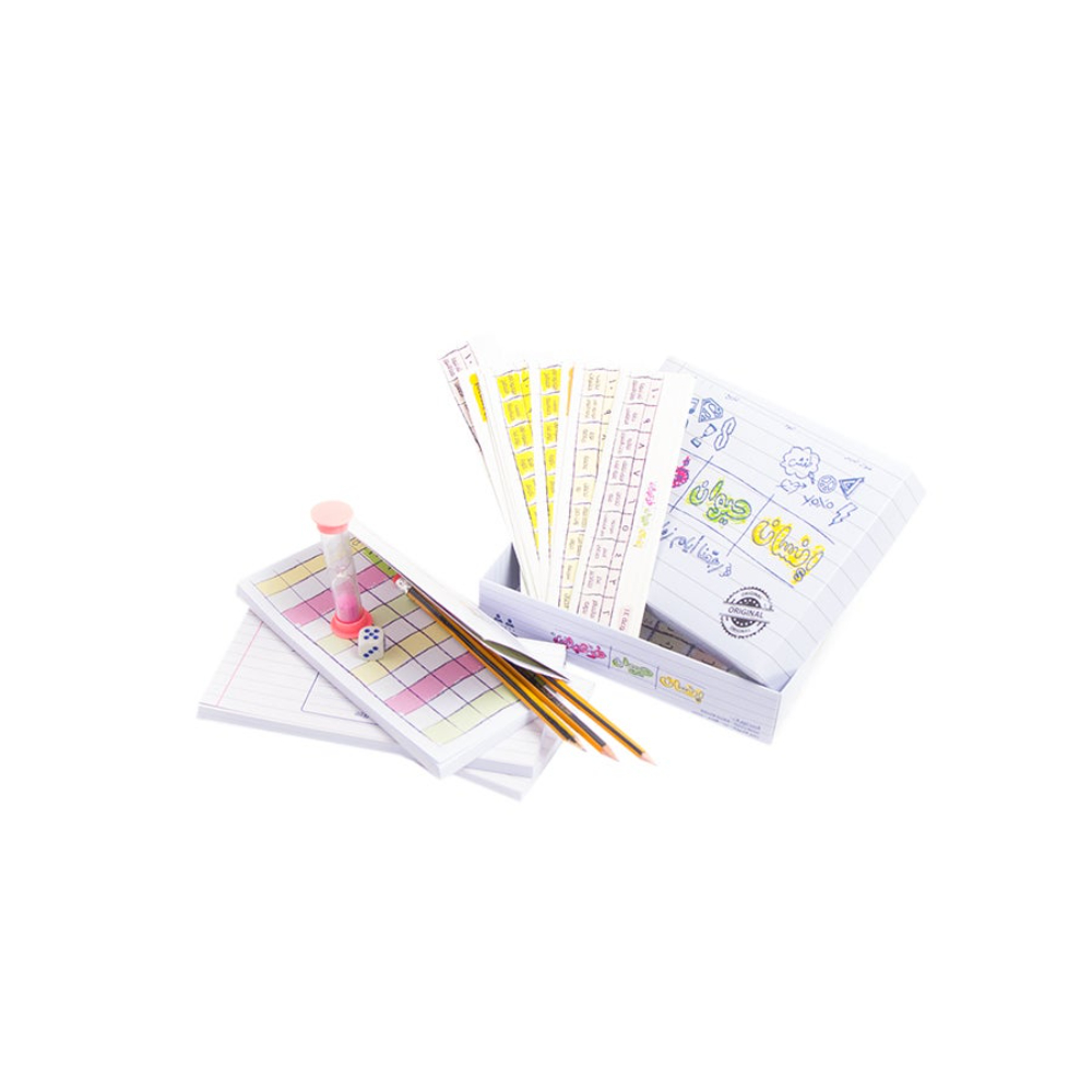 بطاقات لعبة انسان حيوان خزعبلان لعمر 7 سنوات فما فوق