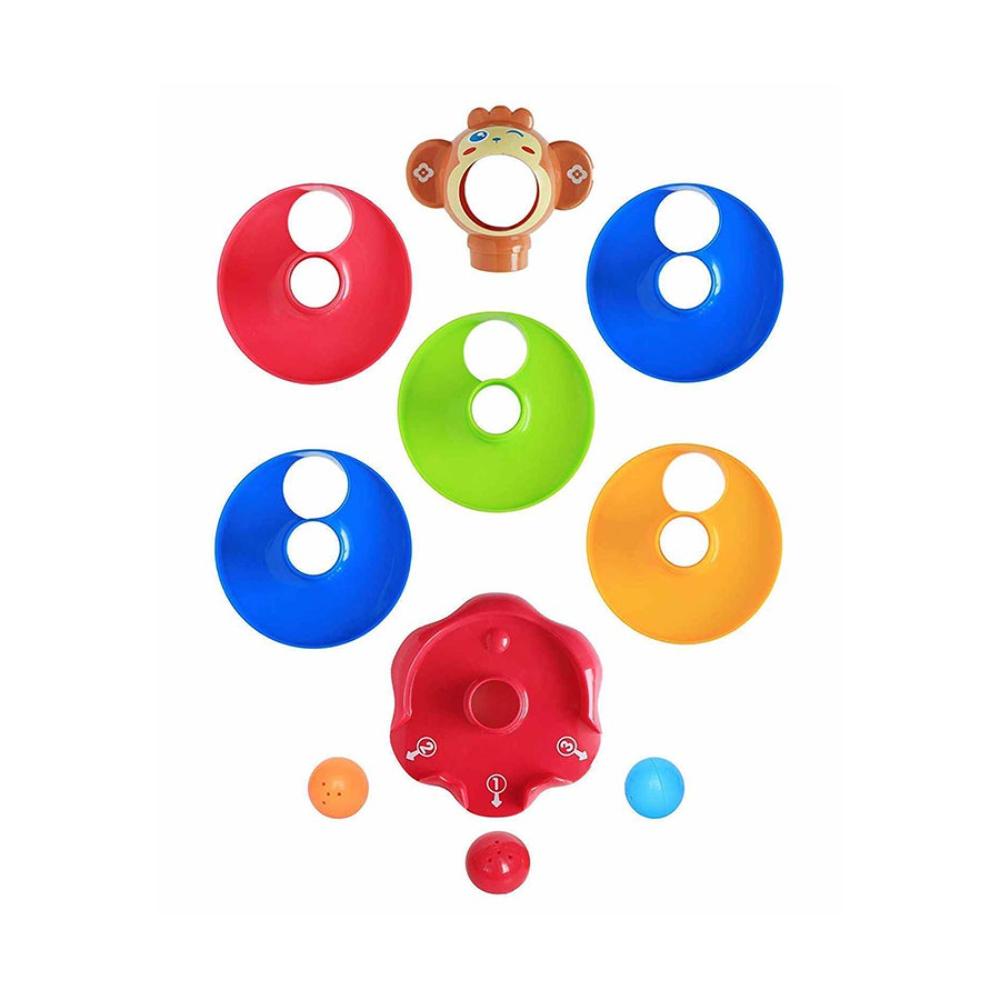 هوانجر لعبة الكرات الدوارة متعددة الألوان - 18×18×41 سم