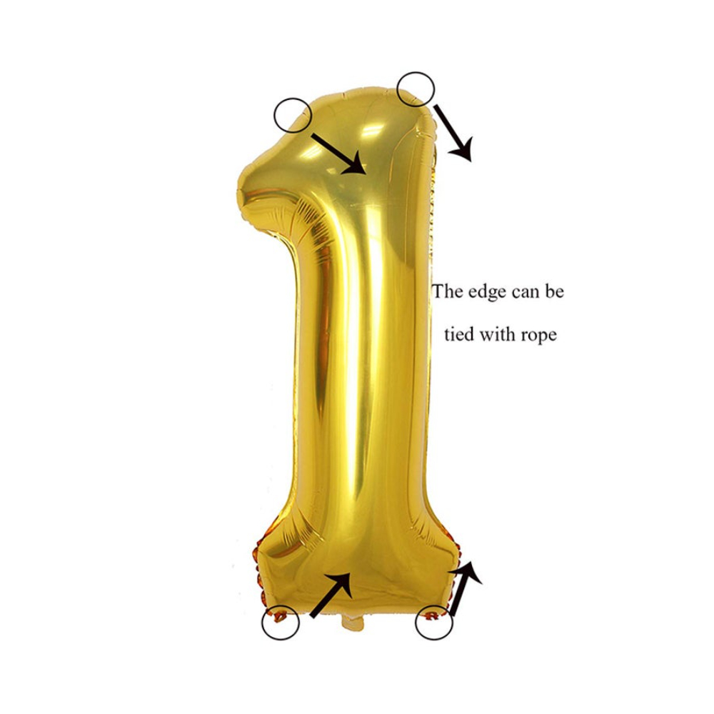 كوالاتكس بالون زينة رقم 1 - 32 بوصة 