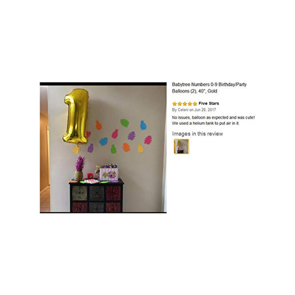 كوالاتكس بالون زينة رقم 1 - 32 بوصة 