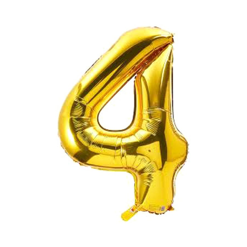 كلايدوسكوب بالون رقم 4 من القصدير - 34 بوصة