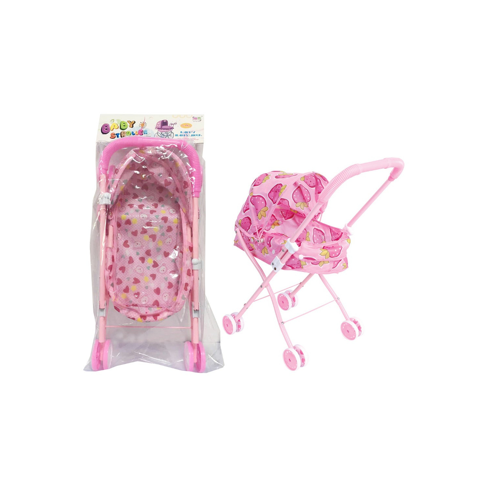 عربة أطفال متعددة الألوان 