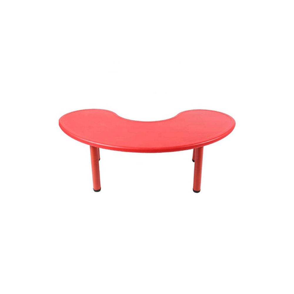  طاولة أطفال مستديرة مقاس 155×155×85 سم - أحمر 