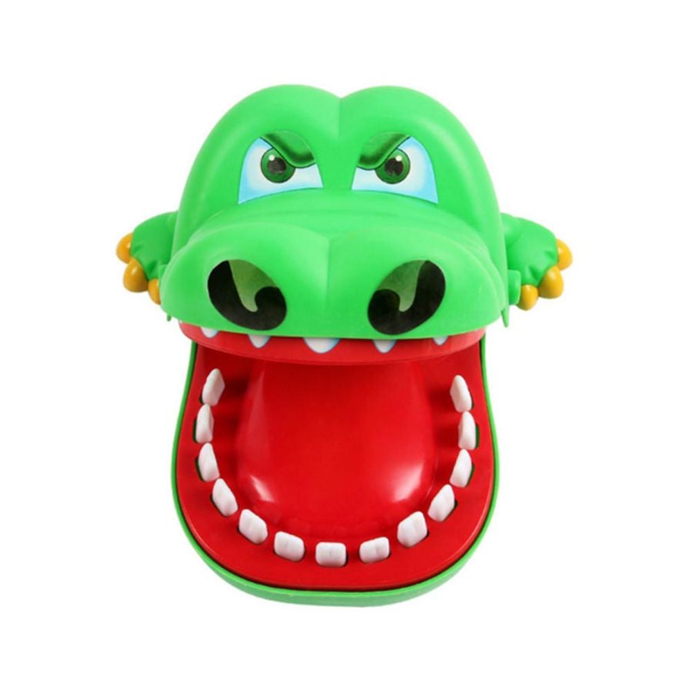 سيثيريا لعبة كروكودايل دينتست تمساح بفك متحرك للأطفال عمر 3 سنوات فما فوق