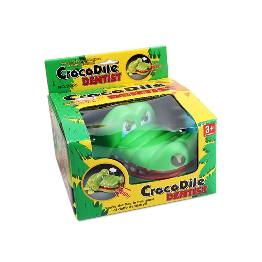سيثيريا لعبة كروكودايل دينتست تمساح بفك متحرك للأطفال عمر 3 سنوات فما فوق