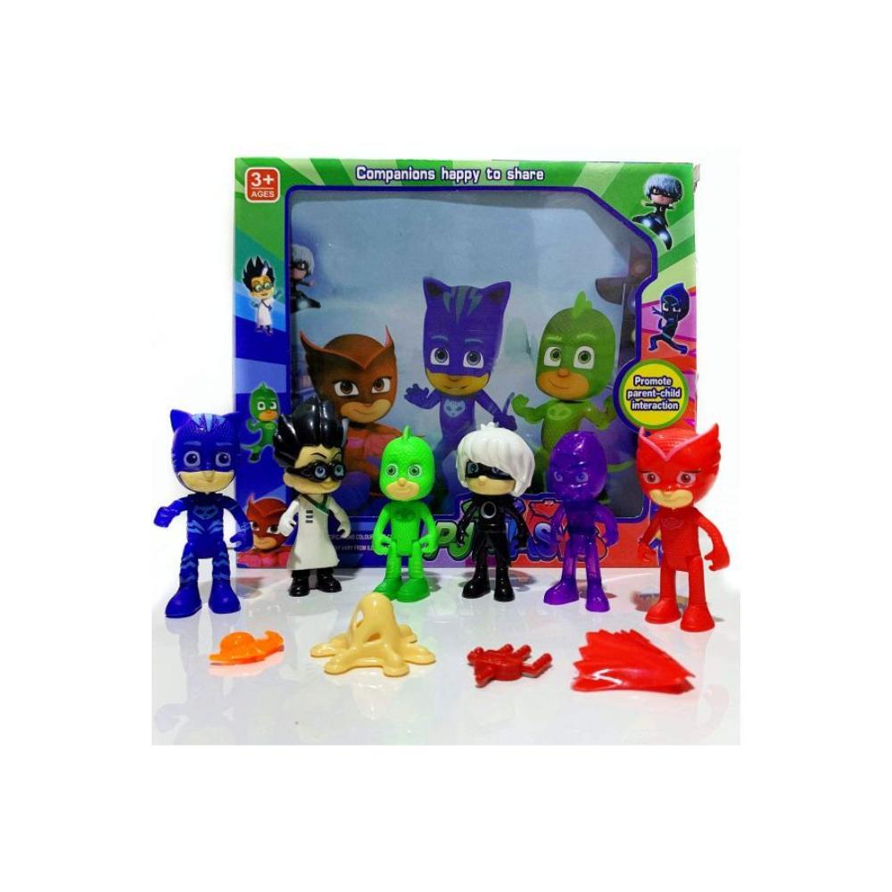 مجسمات شخصيات مسلسل PJ Mask - مجموعة 10 قطع TY-PLS3