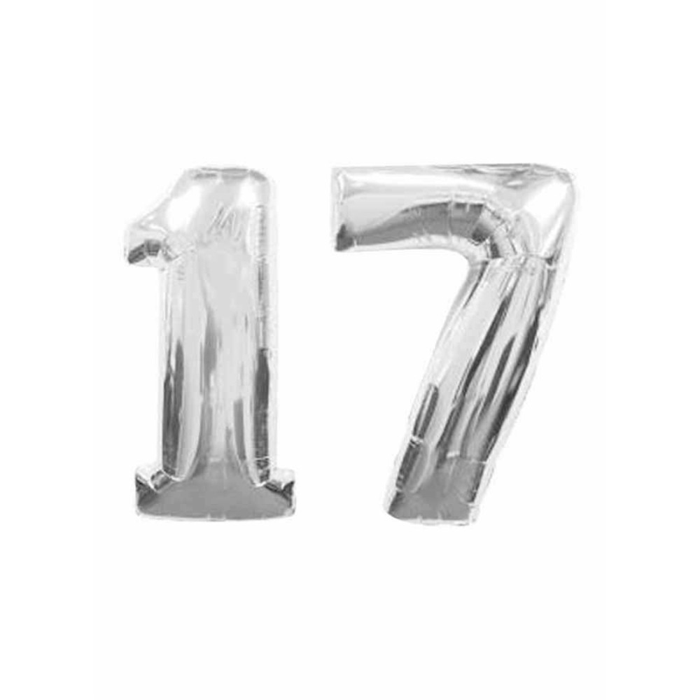 بالون هيليوم رقم 17 - 16 بوصة