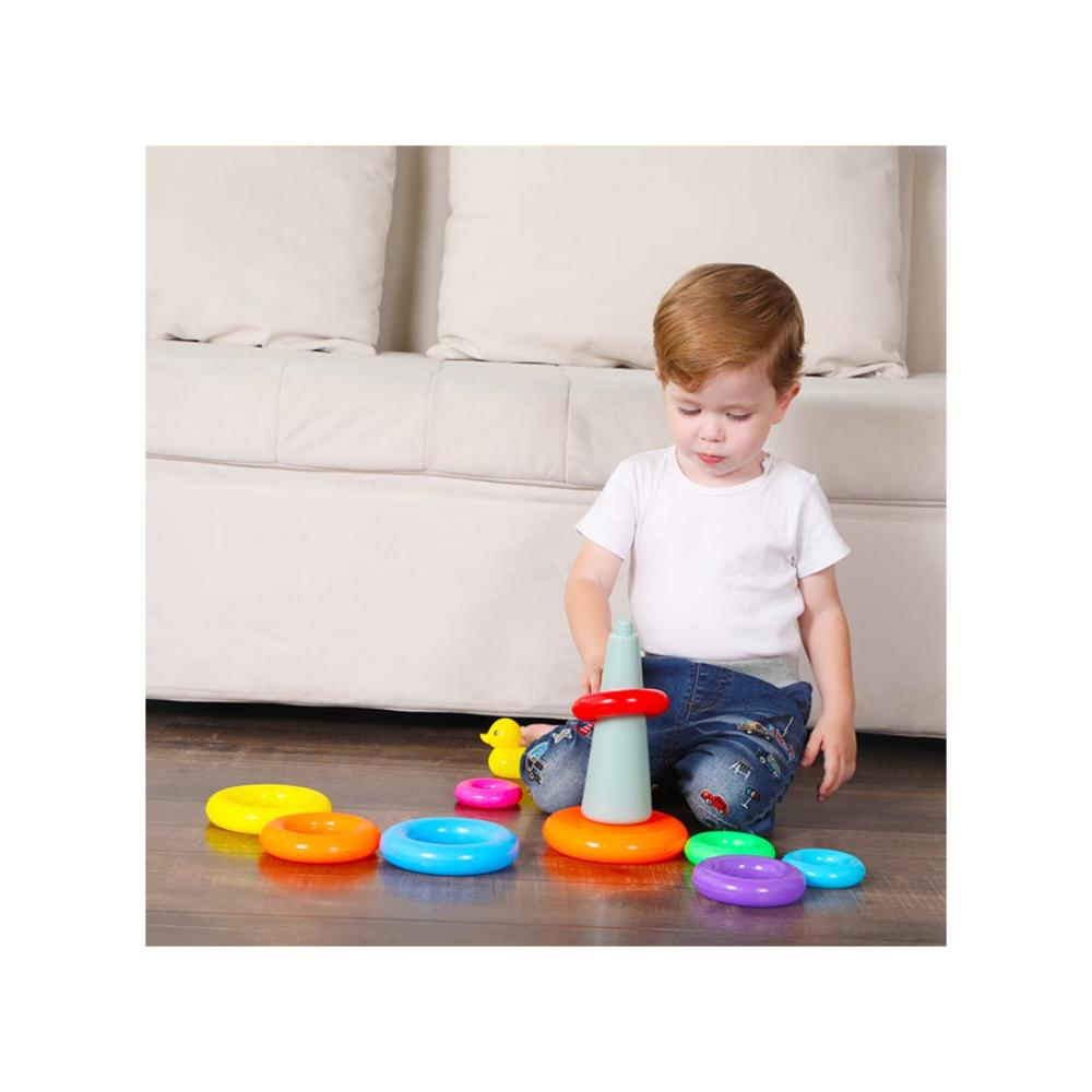  حقيبة لعب شبكية دائرة بطة - 11 قطعة 