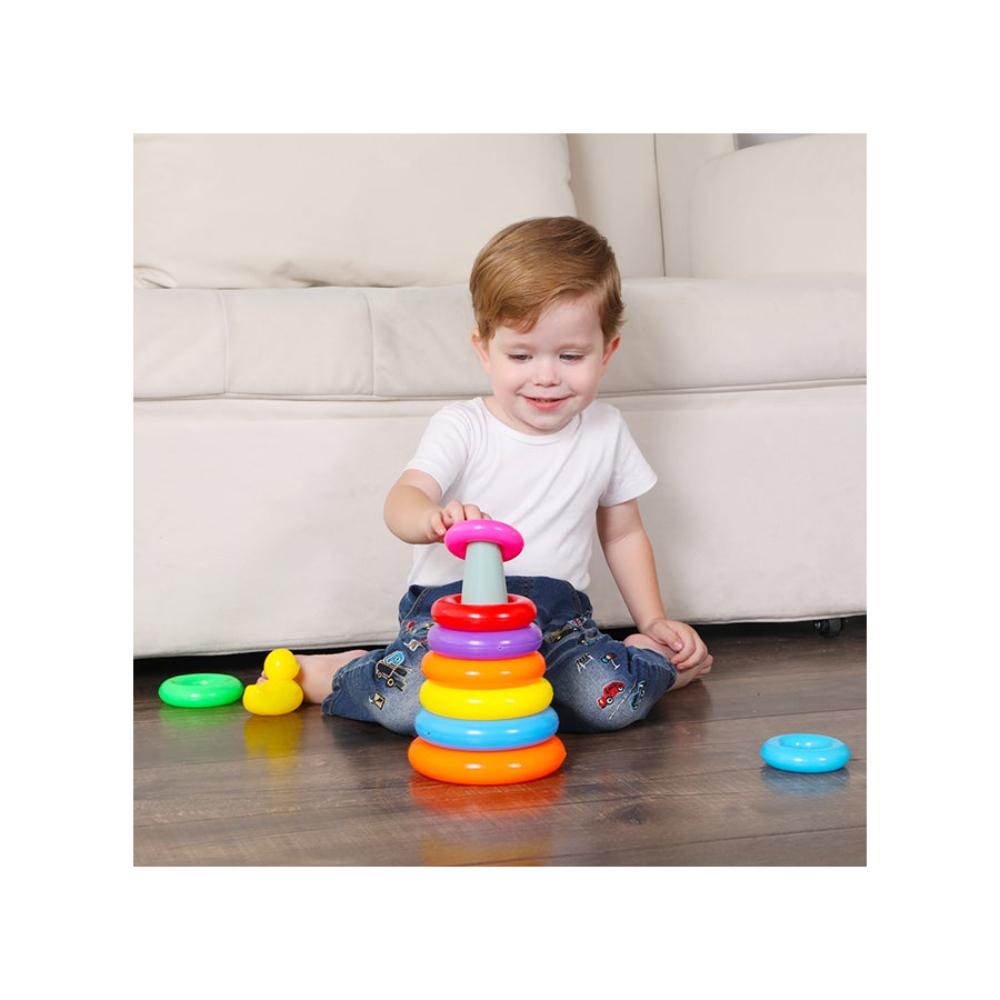  حقيبة لعب شبكية دائرة بطة - 11 قطعة 