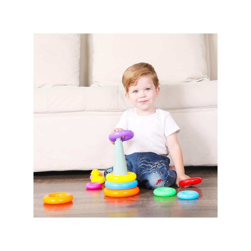  حقيبة لعب شبكية دائرة بطة - 11 قطعة 