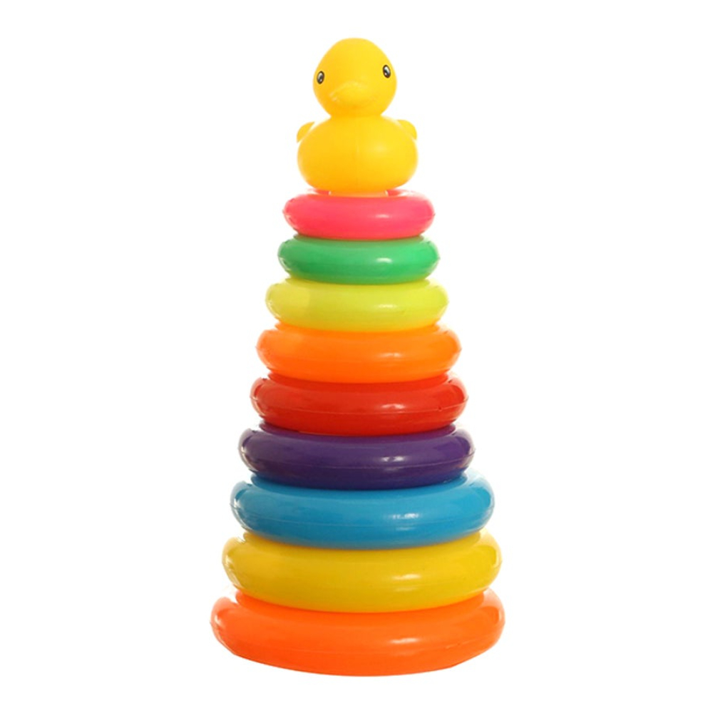 لعبة تكديس الحلقات مع بطة - 9 قطع