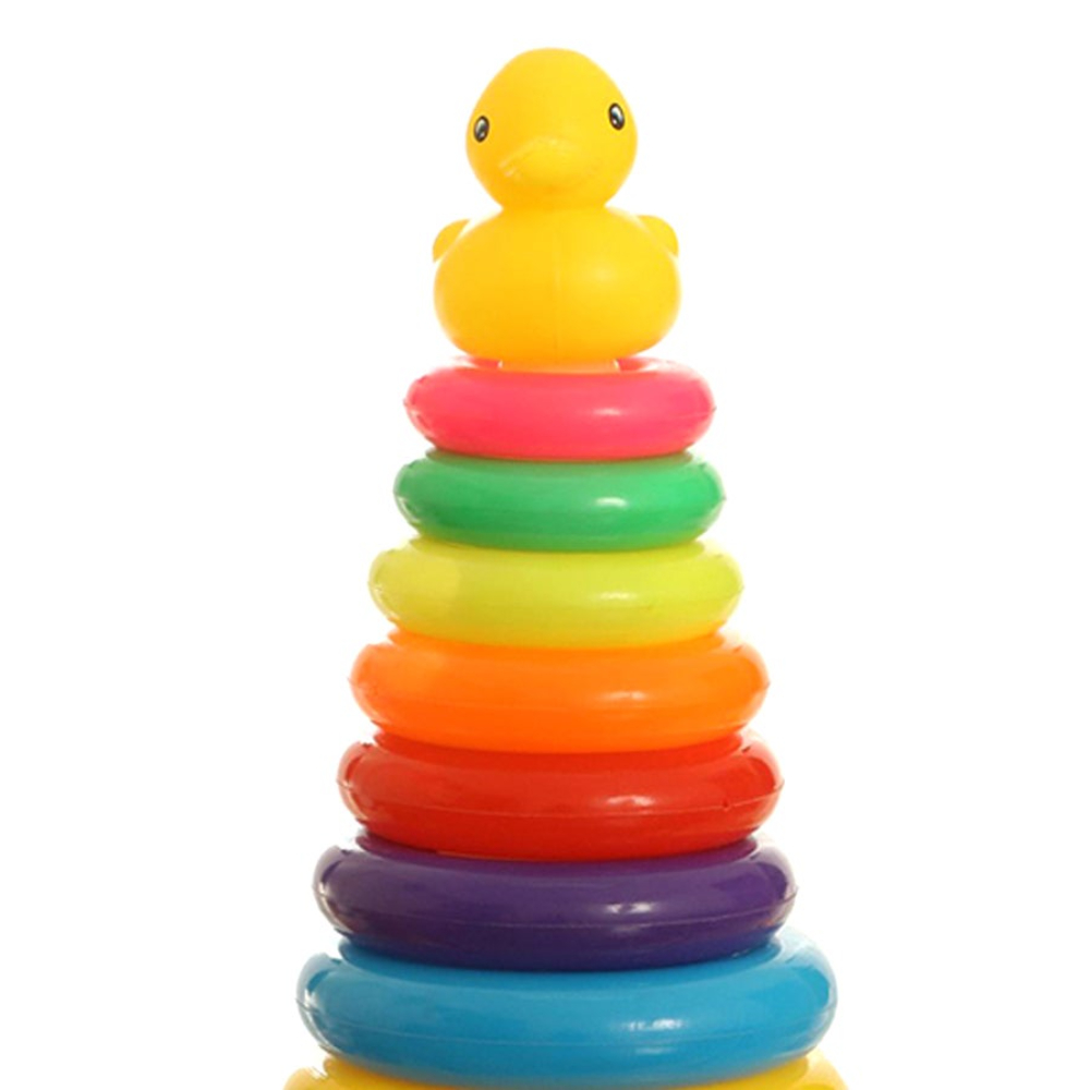 لعبة تكديس الحلقات مع بطة - 9 قطع